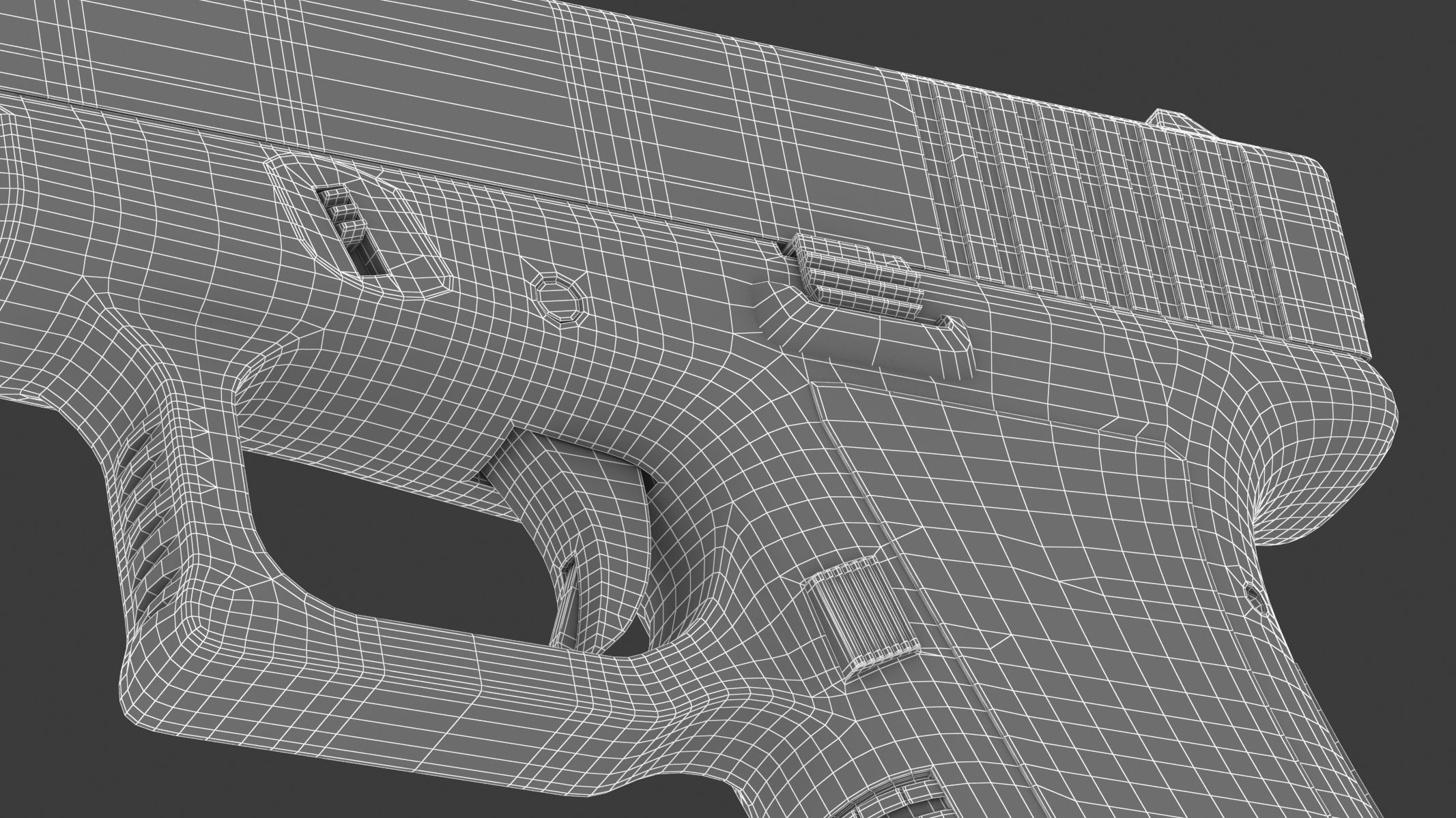 Glock pistol 3D model_28