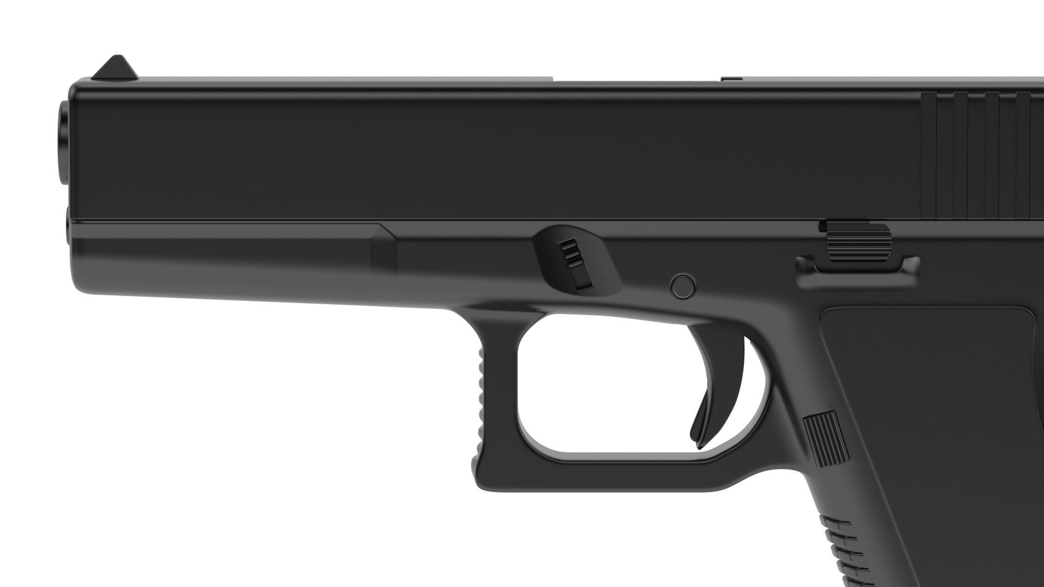 Glock pistol 3D model_7