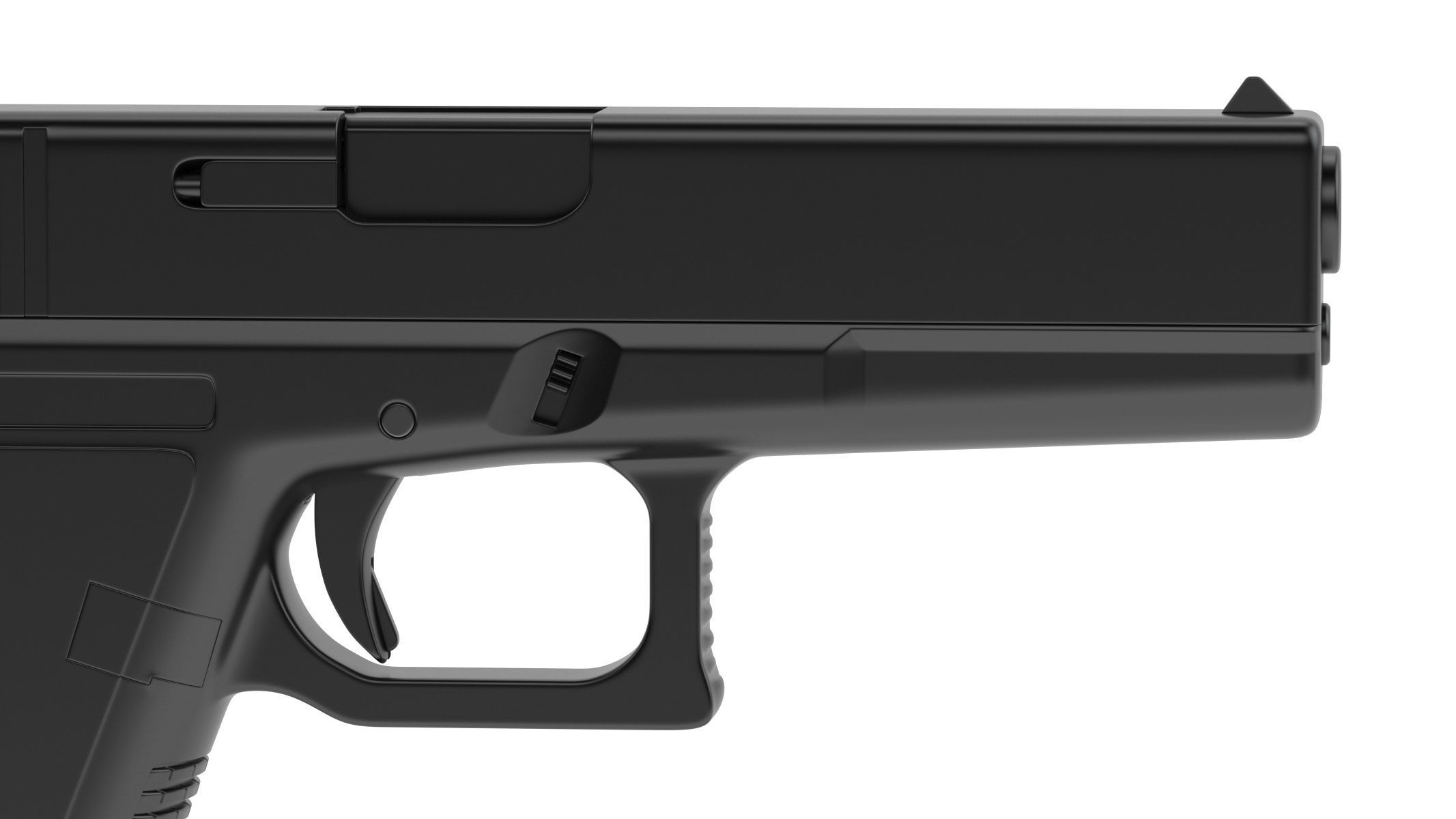 Glock pistol 3D model_5