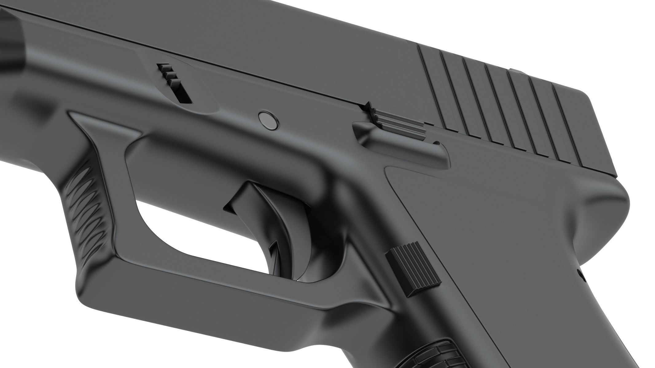 Glock pistol 3D model_13