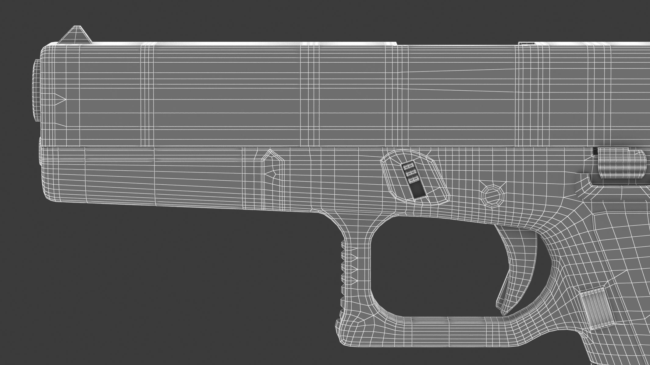 Glock pistol 3D model_22
