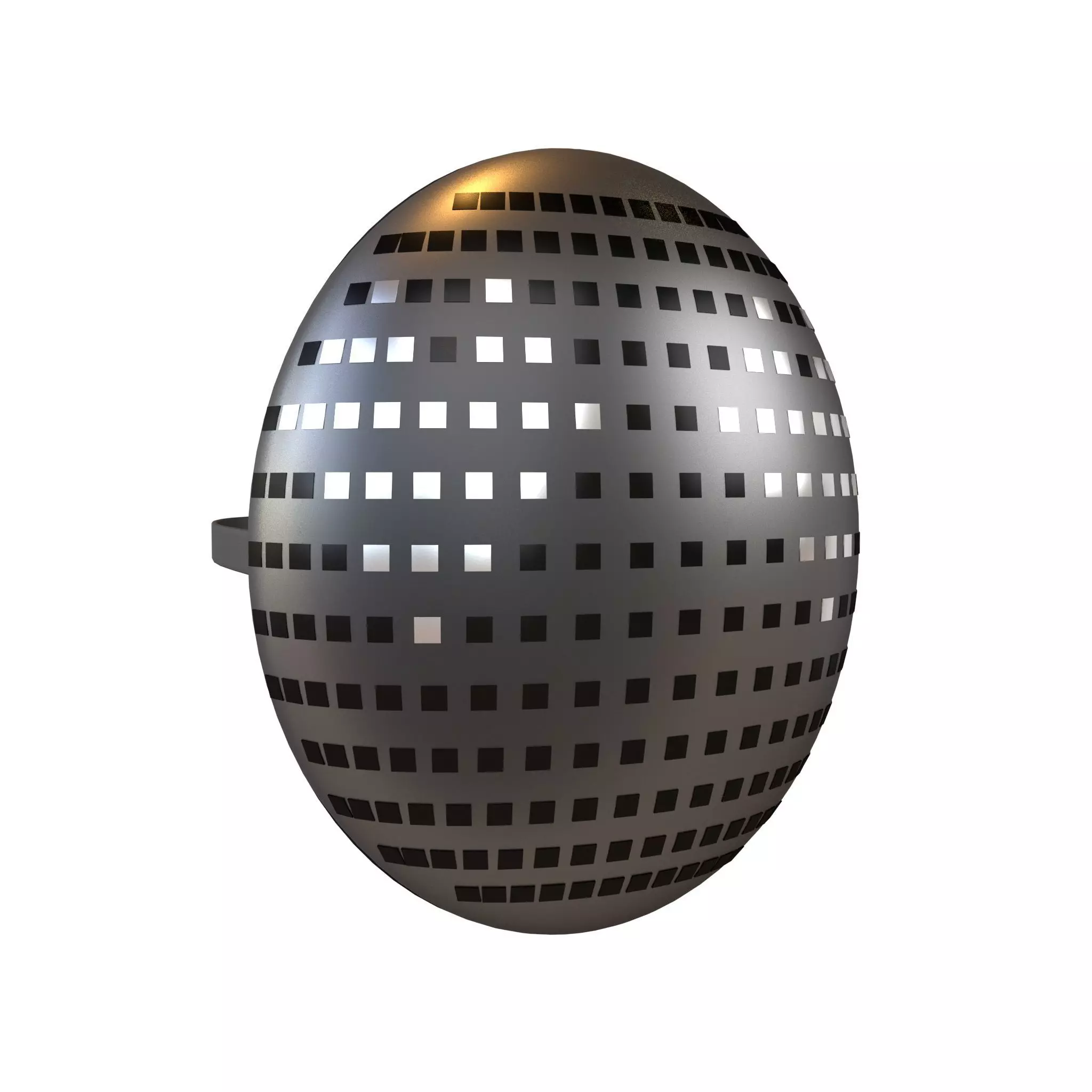 Future Technology Mask v1 019 Low-poly 3D model_0