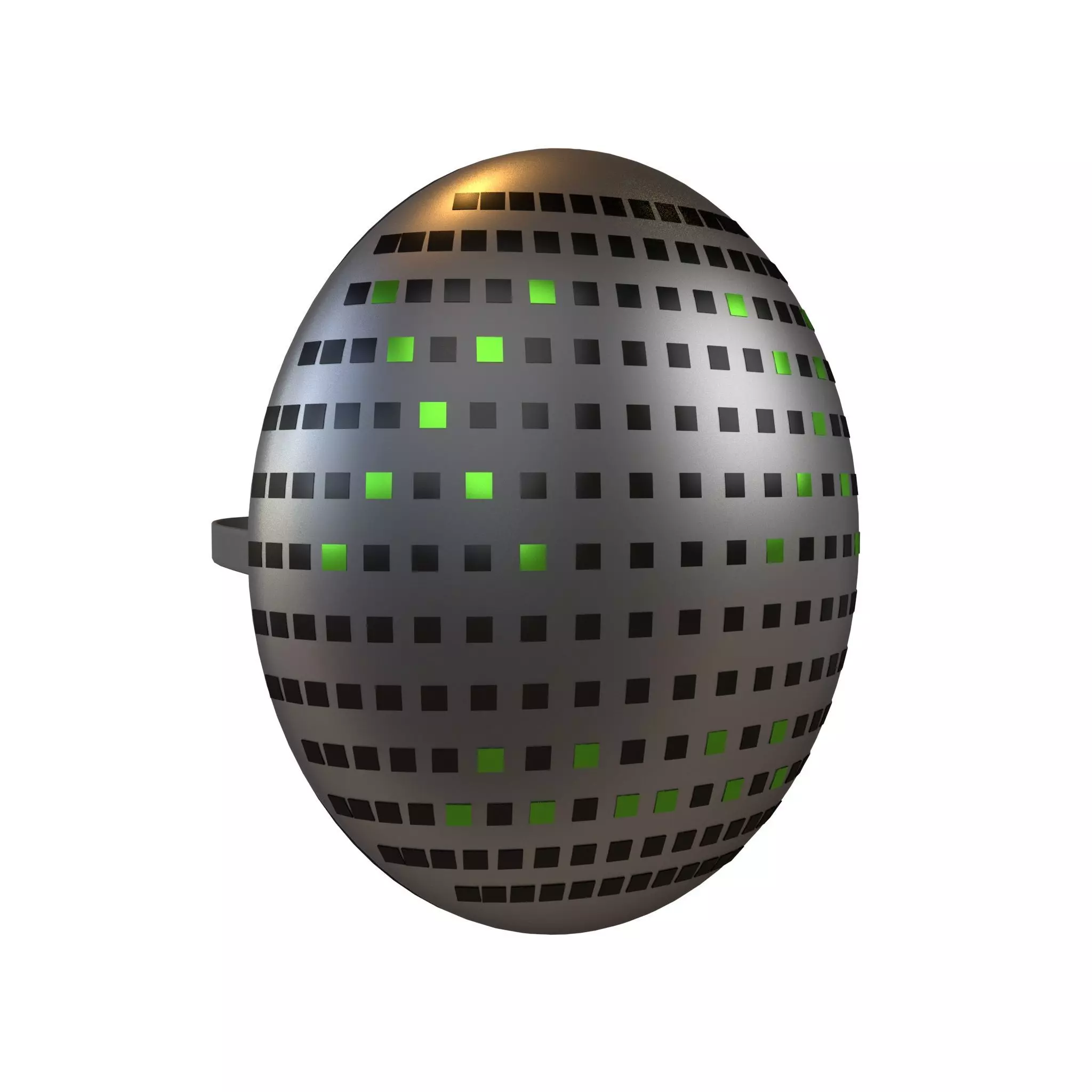 Future Technology Mask v1 020 Low-poly 3D model_0