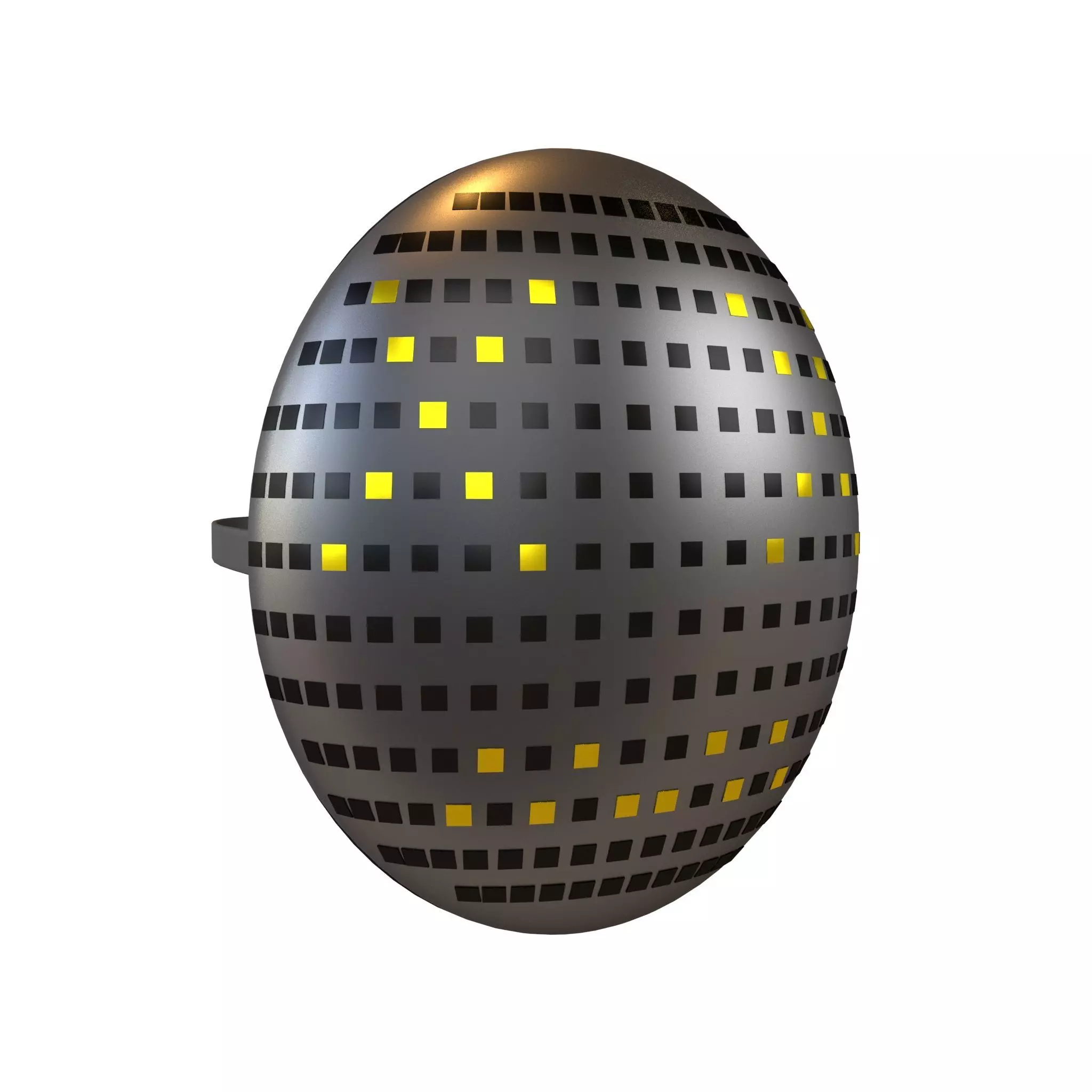 Future Technology Mask v1 021 Low-poly 3D model_0