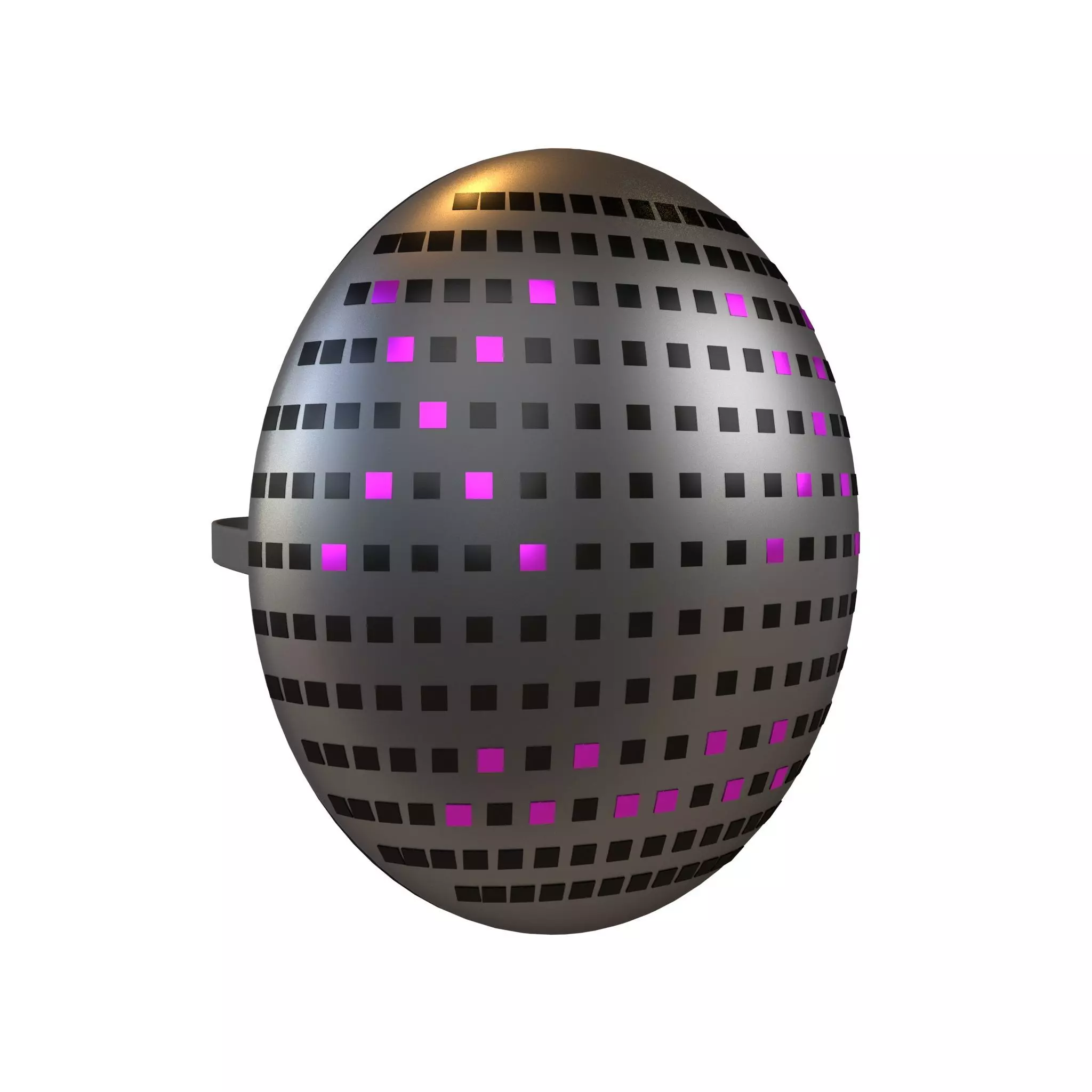 Future Technology Mask v1 023 Low-poly 3D model_0