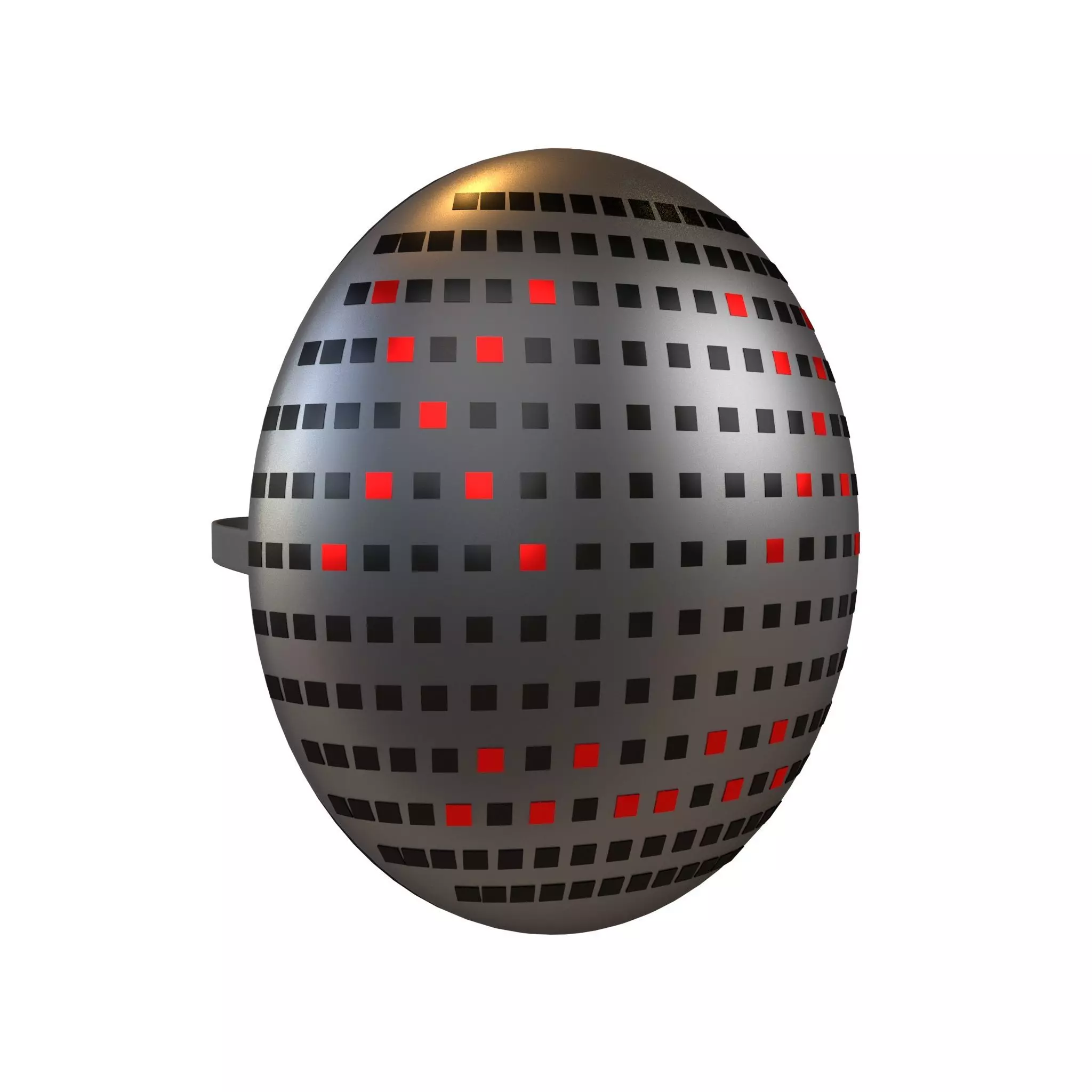 Future Technology Mask v1 024 Low-poly 3D model_0