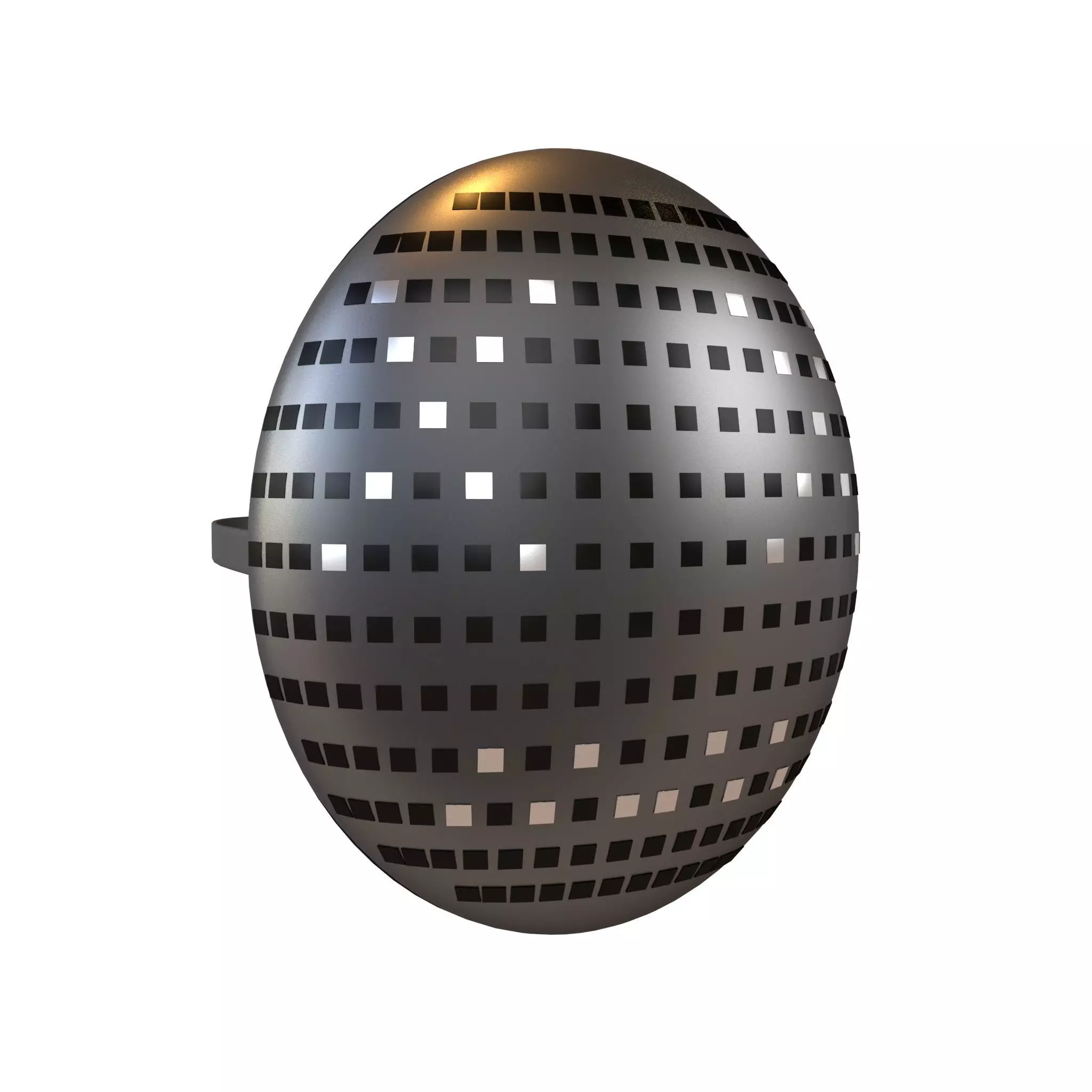 Future Technology Mask v1 025 Low-poly 3D model_0