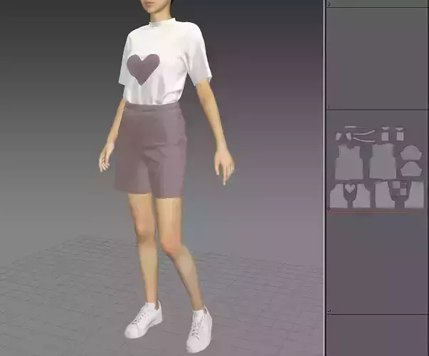 T-shirt Marvelous Designer