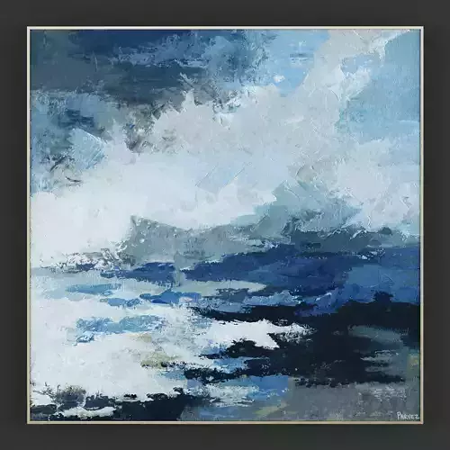 Pictures267 abstract painting with clouds