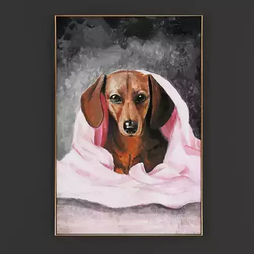 Pictures273 terrier painting