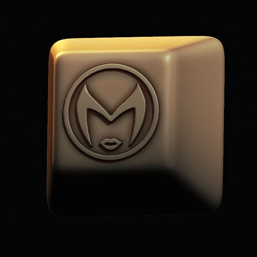 Scarlet Witch keycaps 3D print model_2