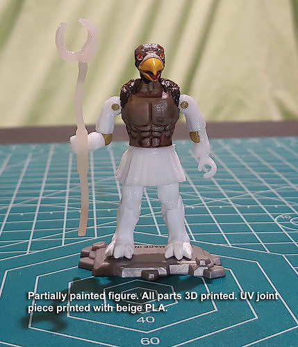 Mega Construx compatible Thundercats Vultureman figure - Custom 3D print model