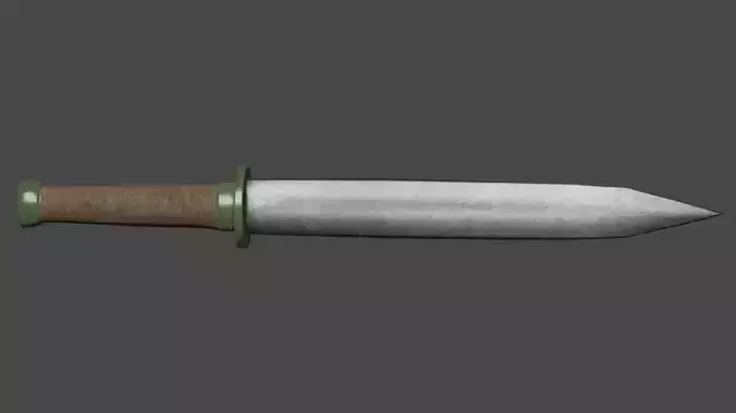 Green pin Handle Short Sword