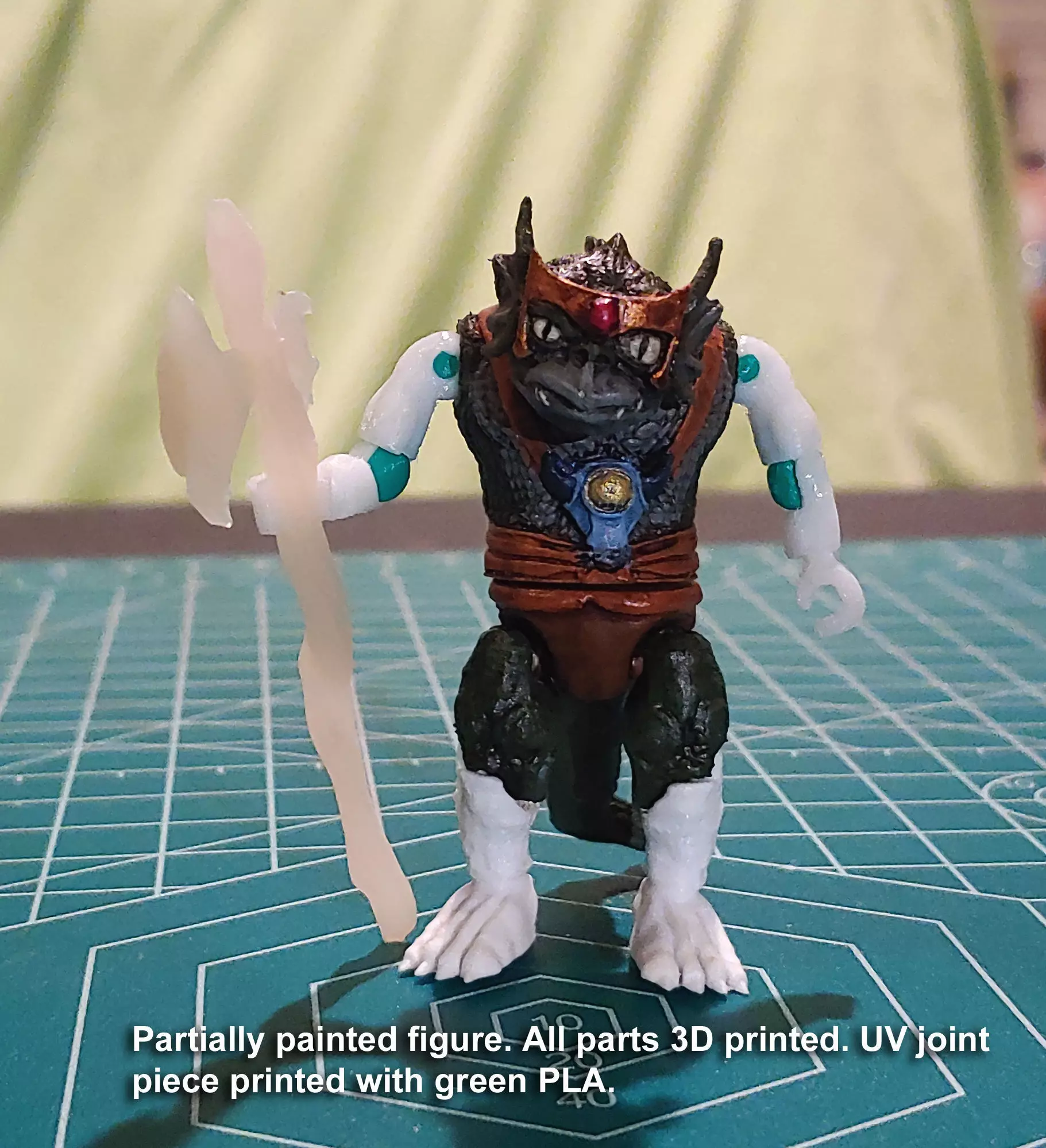 Mega Construx compatible Thundercats Slithe figure - Custom 3D print model