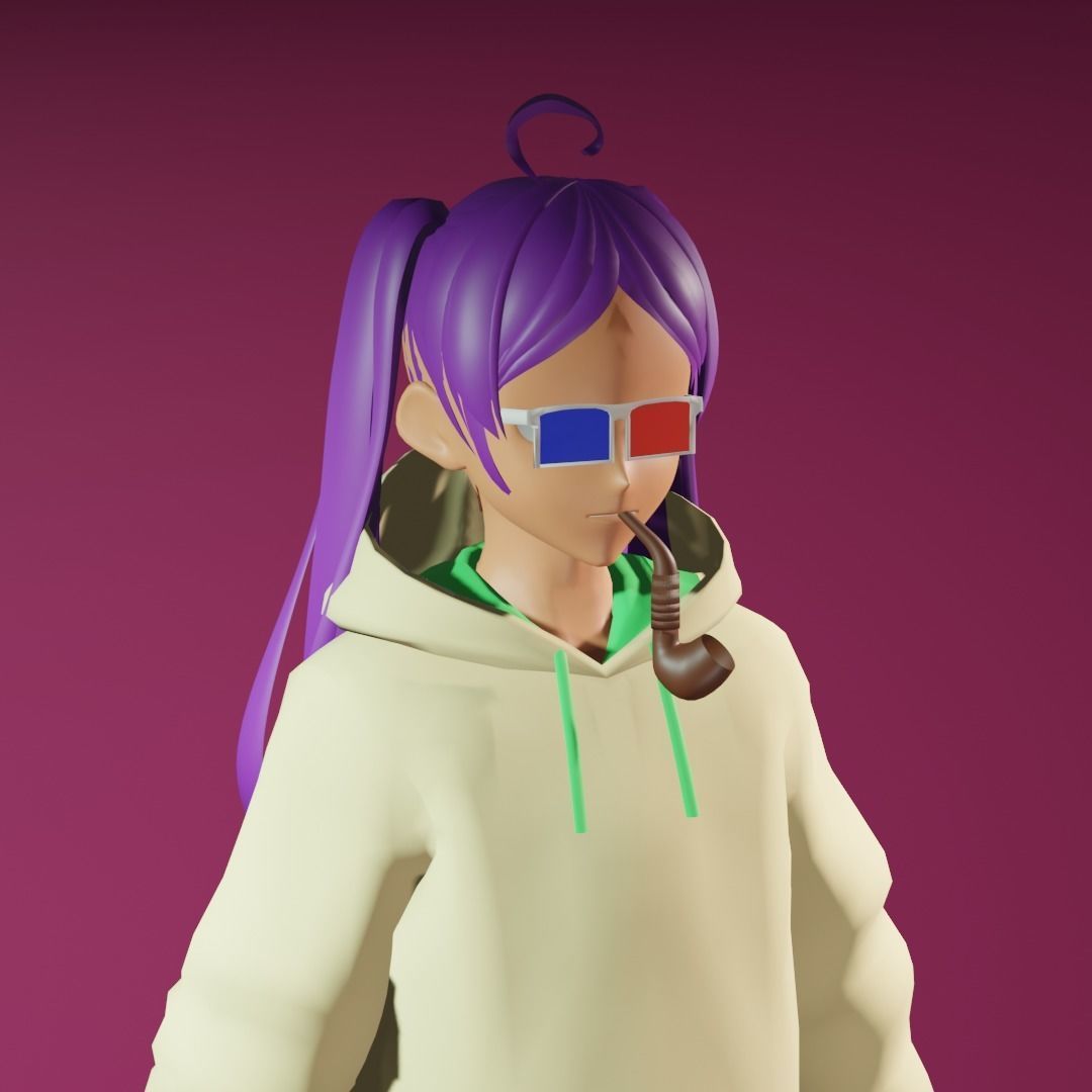 3d NFT Characters - Series LXIX Low-poly 3D model_2