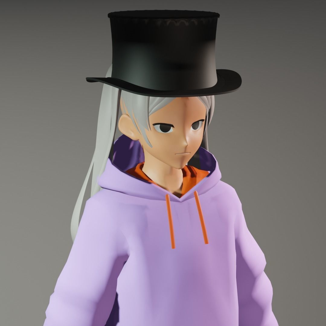 3d NFT Characters - Series LXIX Low-poly 3D model_4