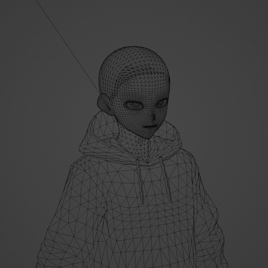 3d NFT Characters - Series LXIX Low-poly 3D model_7