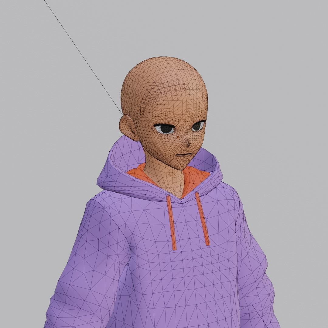 3d NFT Characters - Series LXXII Low-poly 3D model_5