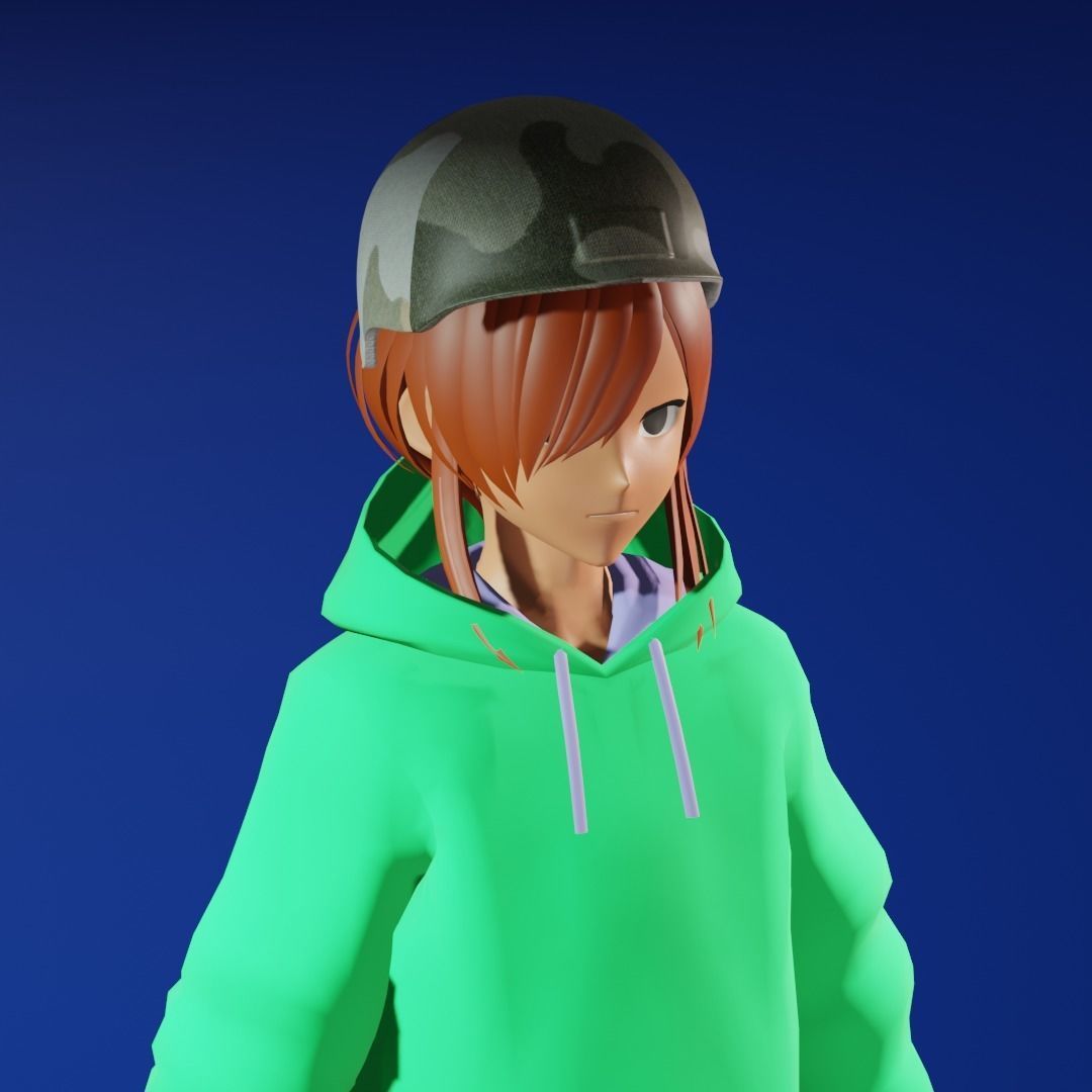 3d NFT Characters - Series LXXII Low-poly 3D model_3