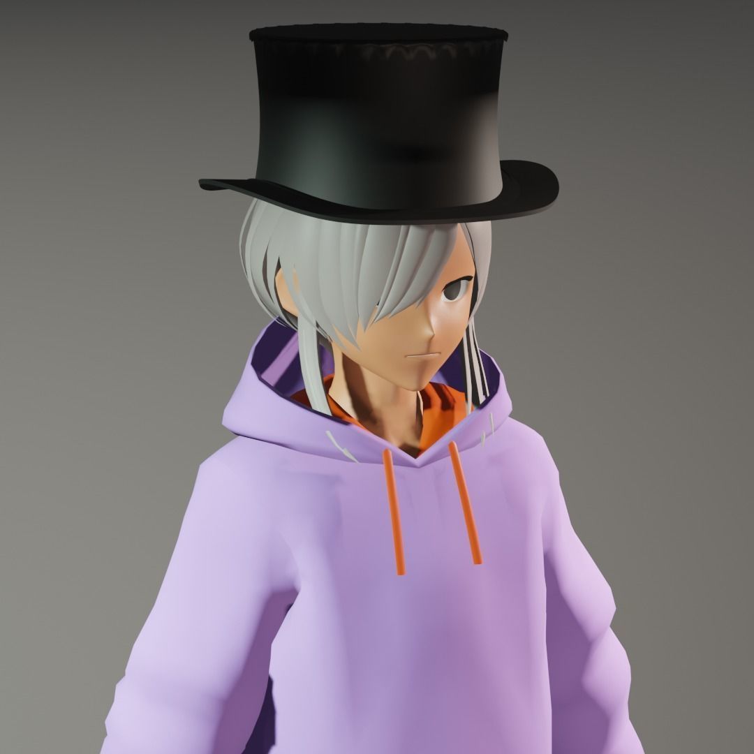 3d NFT Characters - Series LXXII Low-poly 3D model_4