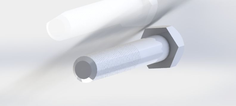 metric 16 bolts 3D model_4