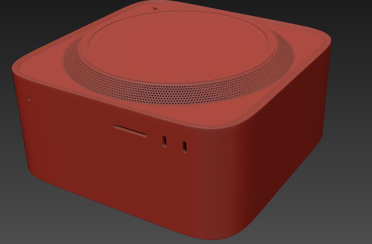 Apple Mac Studio 3D model_5