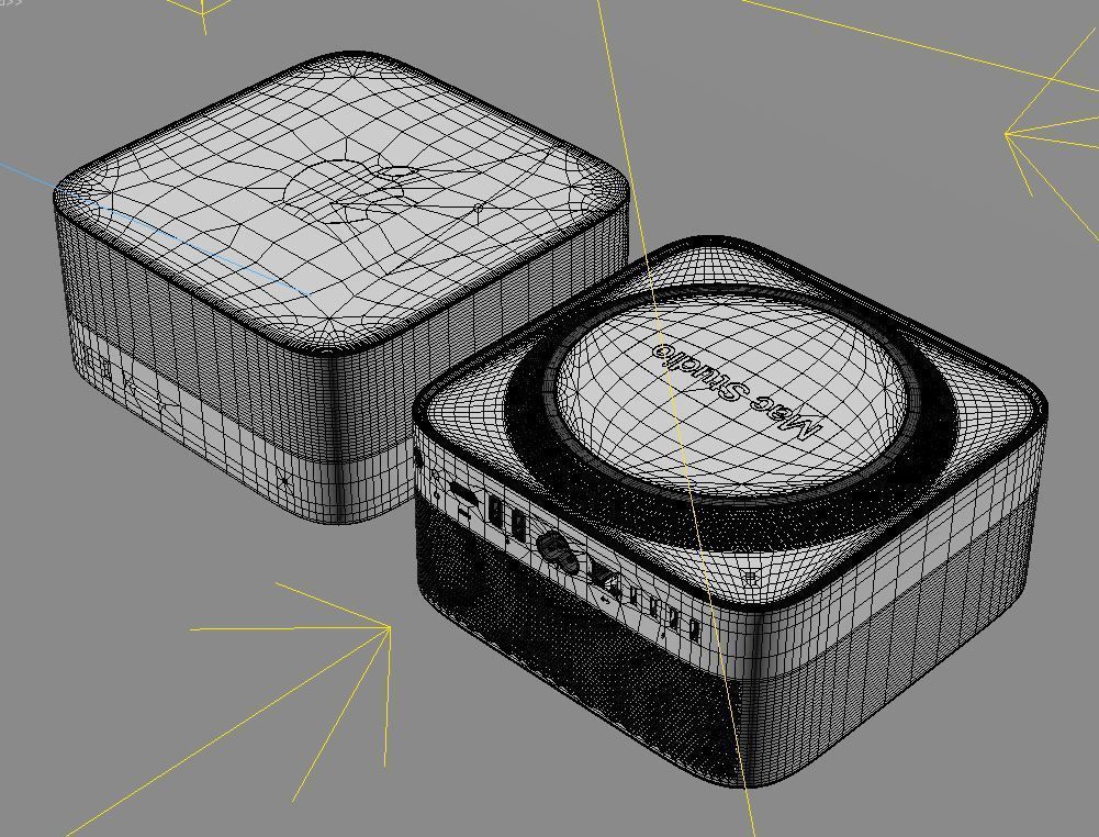 Apple Mac Studio 3D model_4