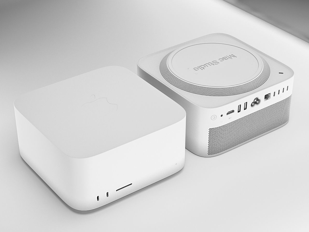 Apple Mac Studio 3D model_2