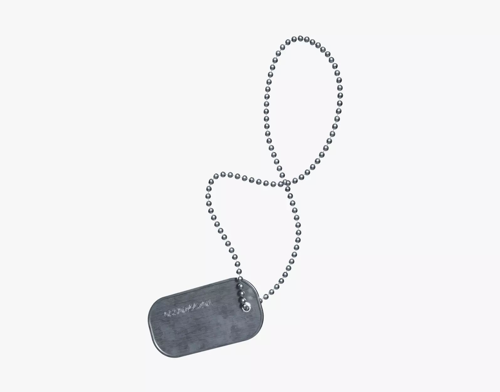Dog tag 3D model_0