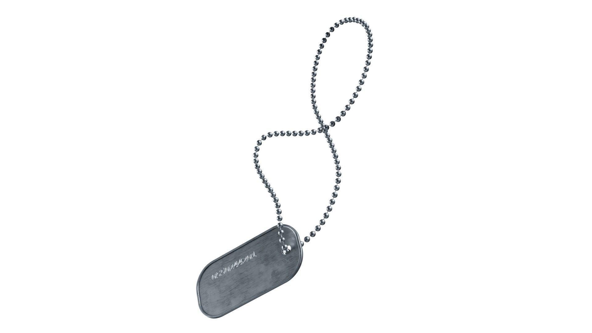 Dog tag 3D model_6