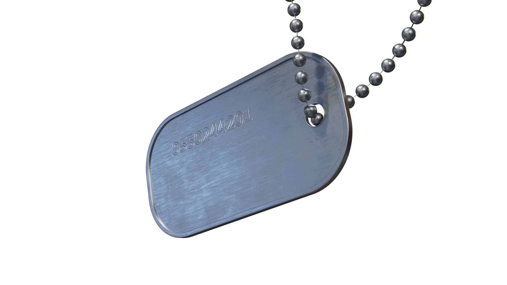 Dog tag 3D model_2