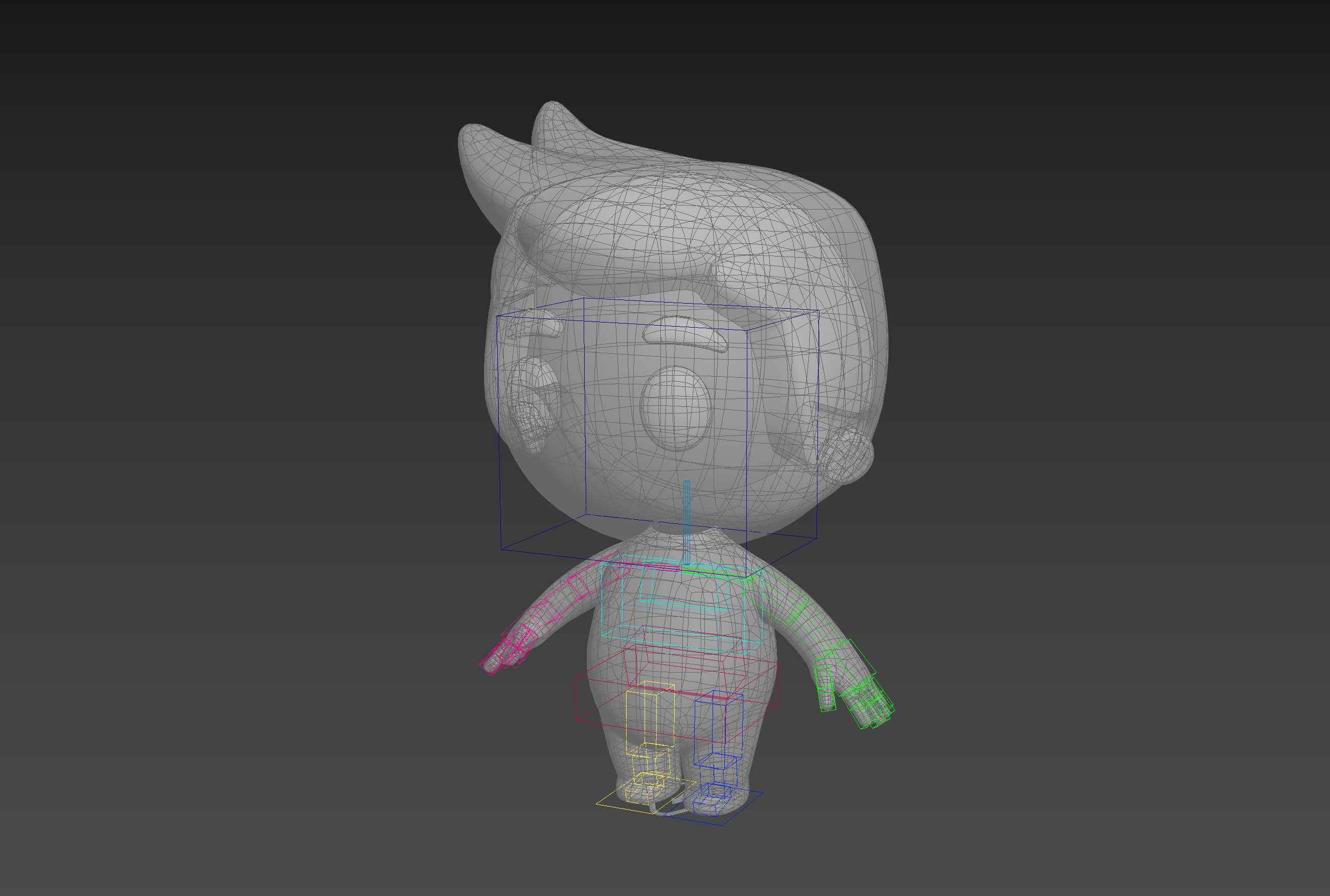 Character170 Rigged Little Man 3D model_23