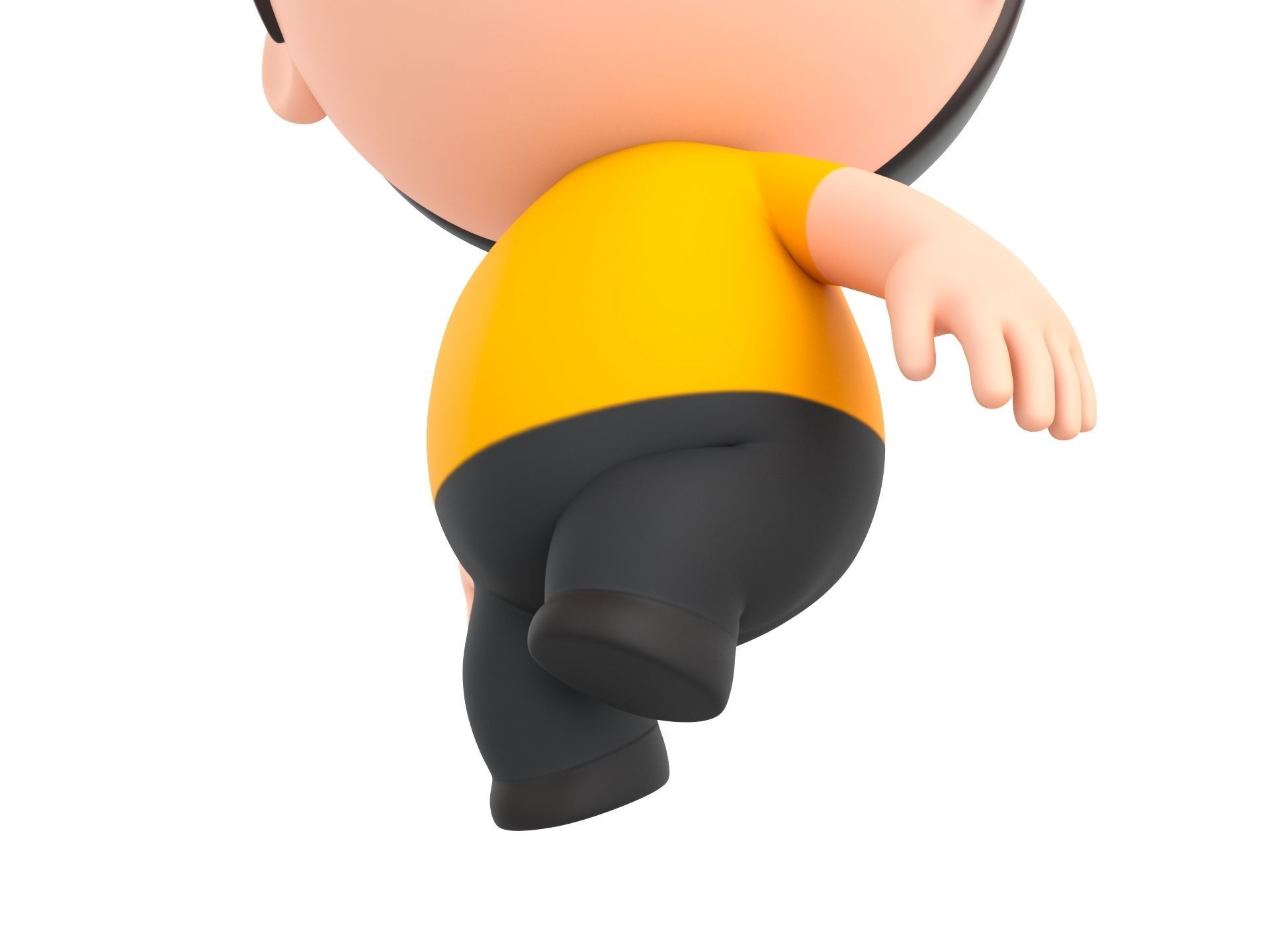 Character170 Rigged Little Man 3D model_8