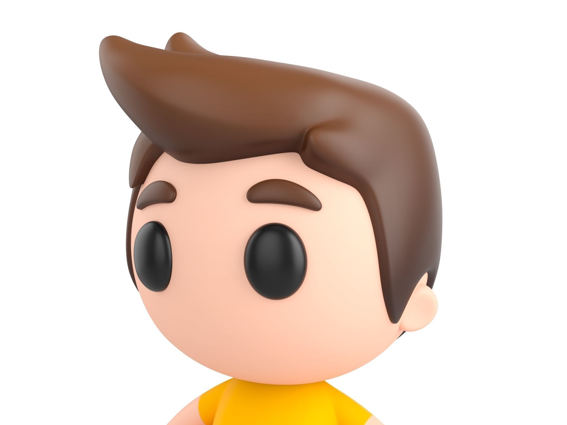 Character170 Rigged Little Man 3D model_16