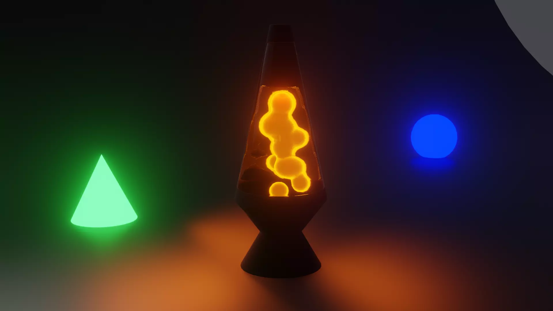Lava Lamp Animation in Blender  3D model_0