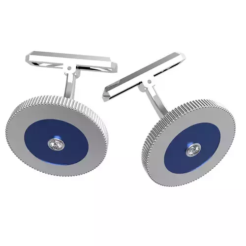 Cufflink two gold cufflinks