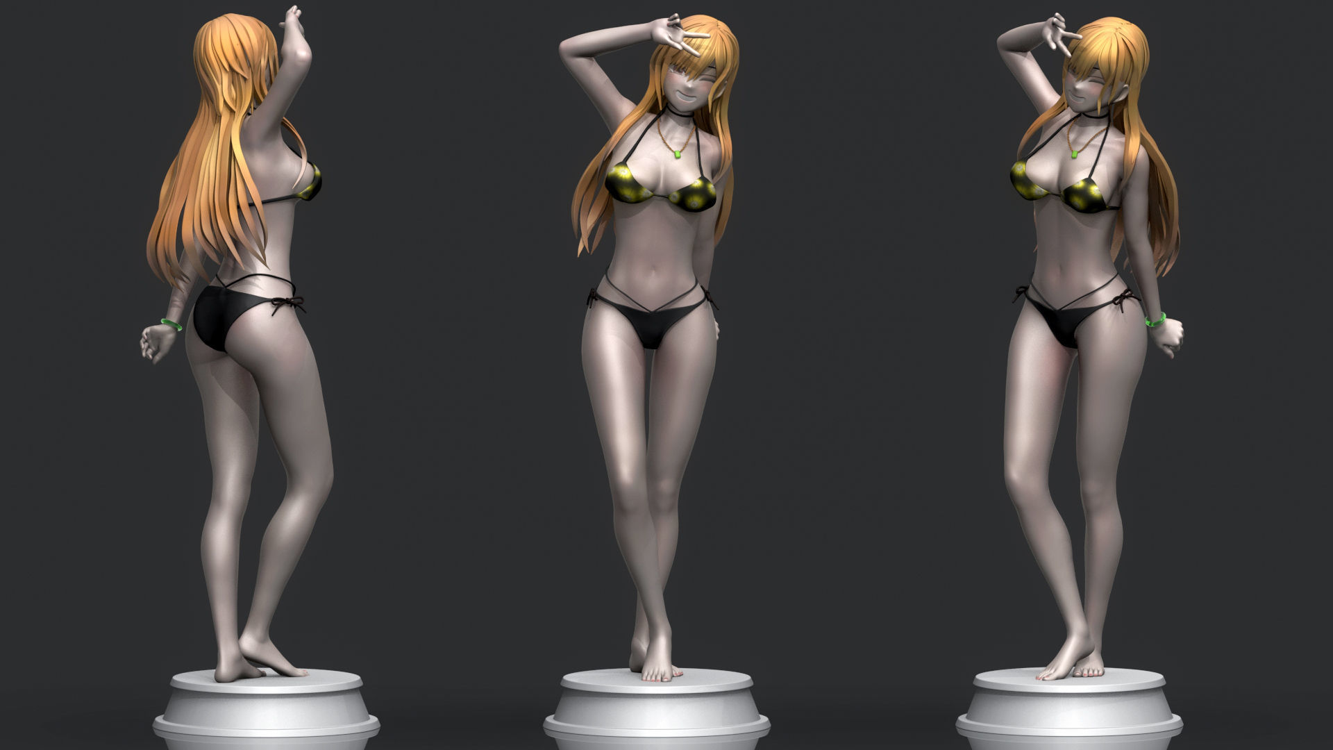 Kitagawa Marin 3D Printable  2 3D print model_1