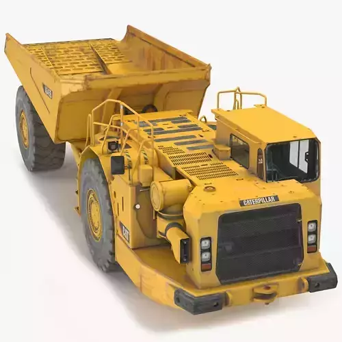 Mining Truck CAT AD45B Dirty Rigged
