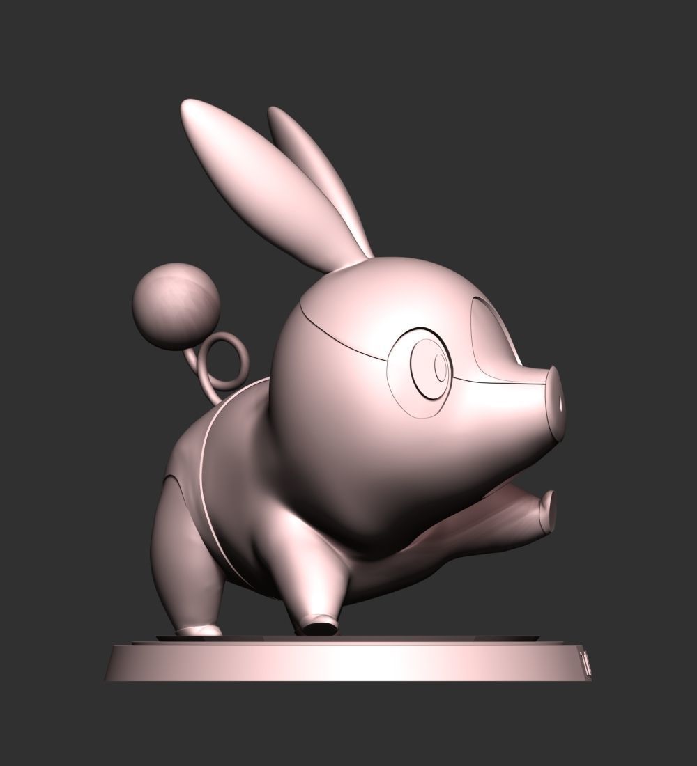 Tepig - Pokemon Go 3D print model_12