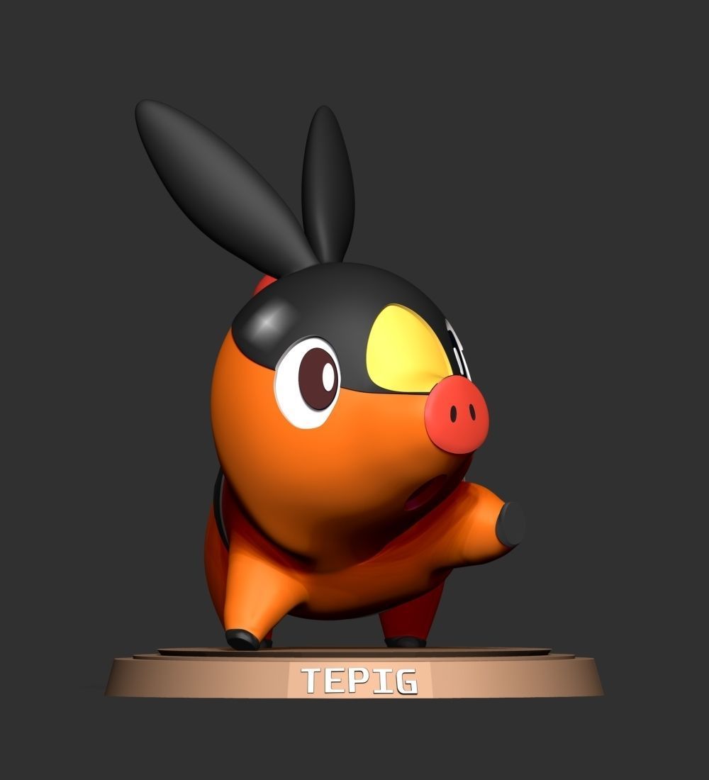 Tepig - Pokemon Go 3D print model_10