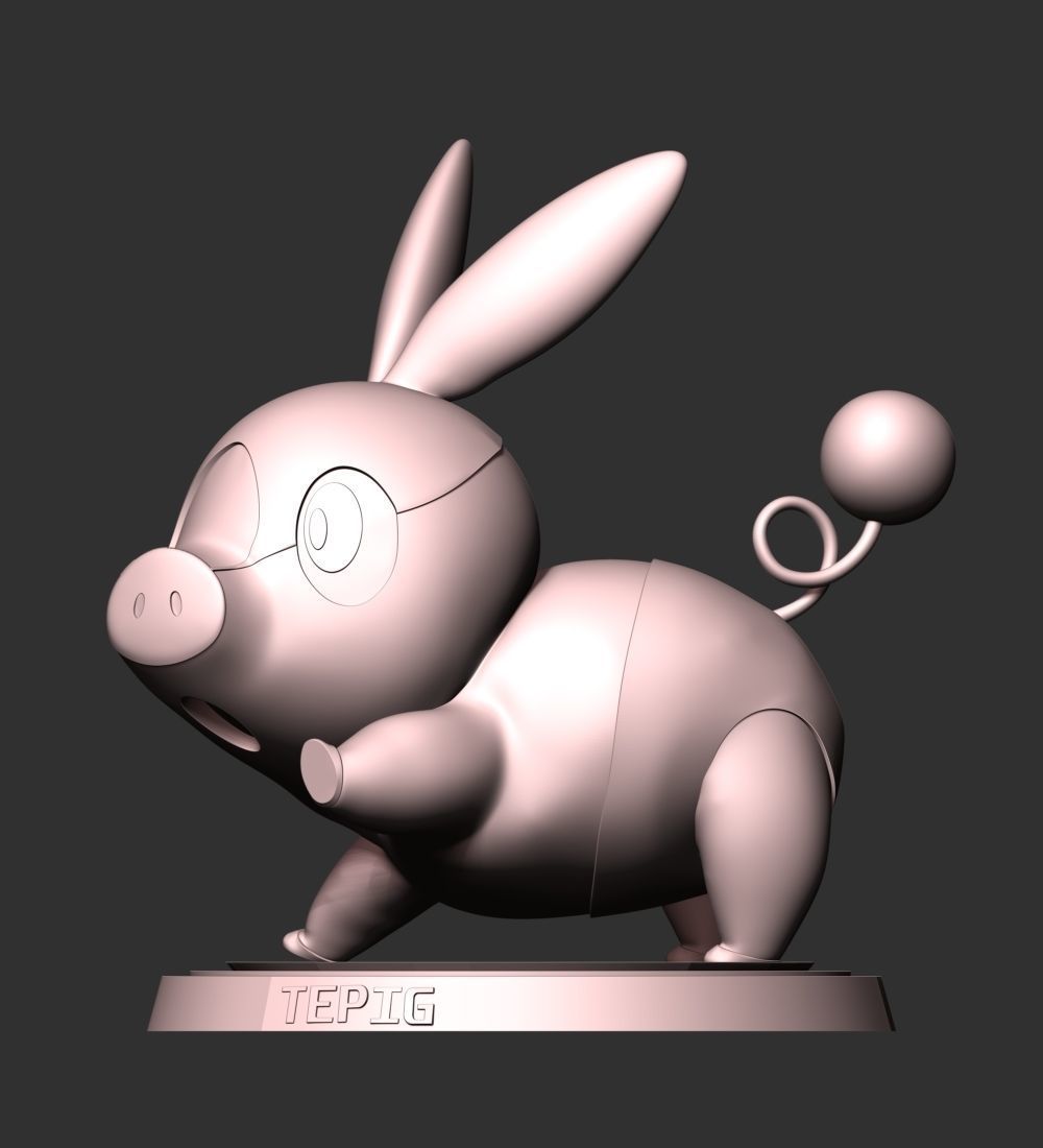 Tepig - Pokemon Go 3D print model_15
