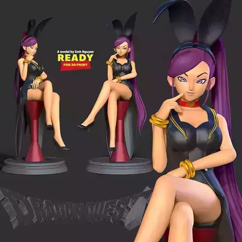 Jade - Dragon Quest 3D print model Jade - Dragon Quest 3D print model