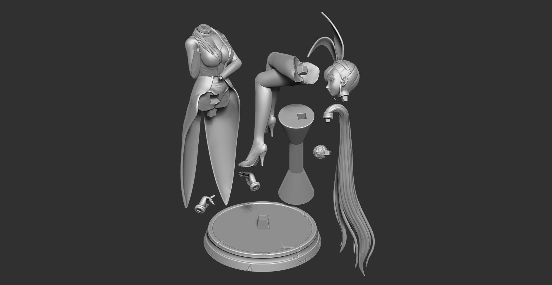 Jade - Dragon Quest 3D print model_14