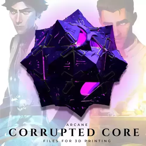 Corrupted Hex Core from Arcane 3D print model