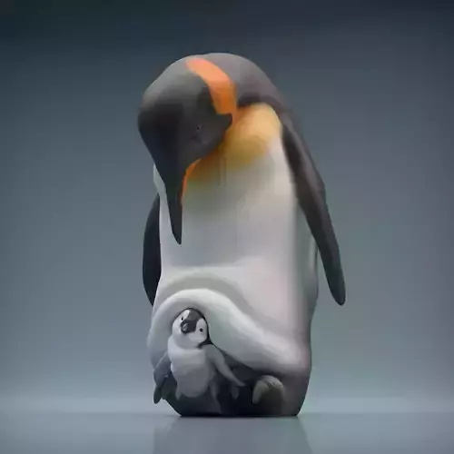 Emperor Penguin for 3D Printing