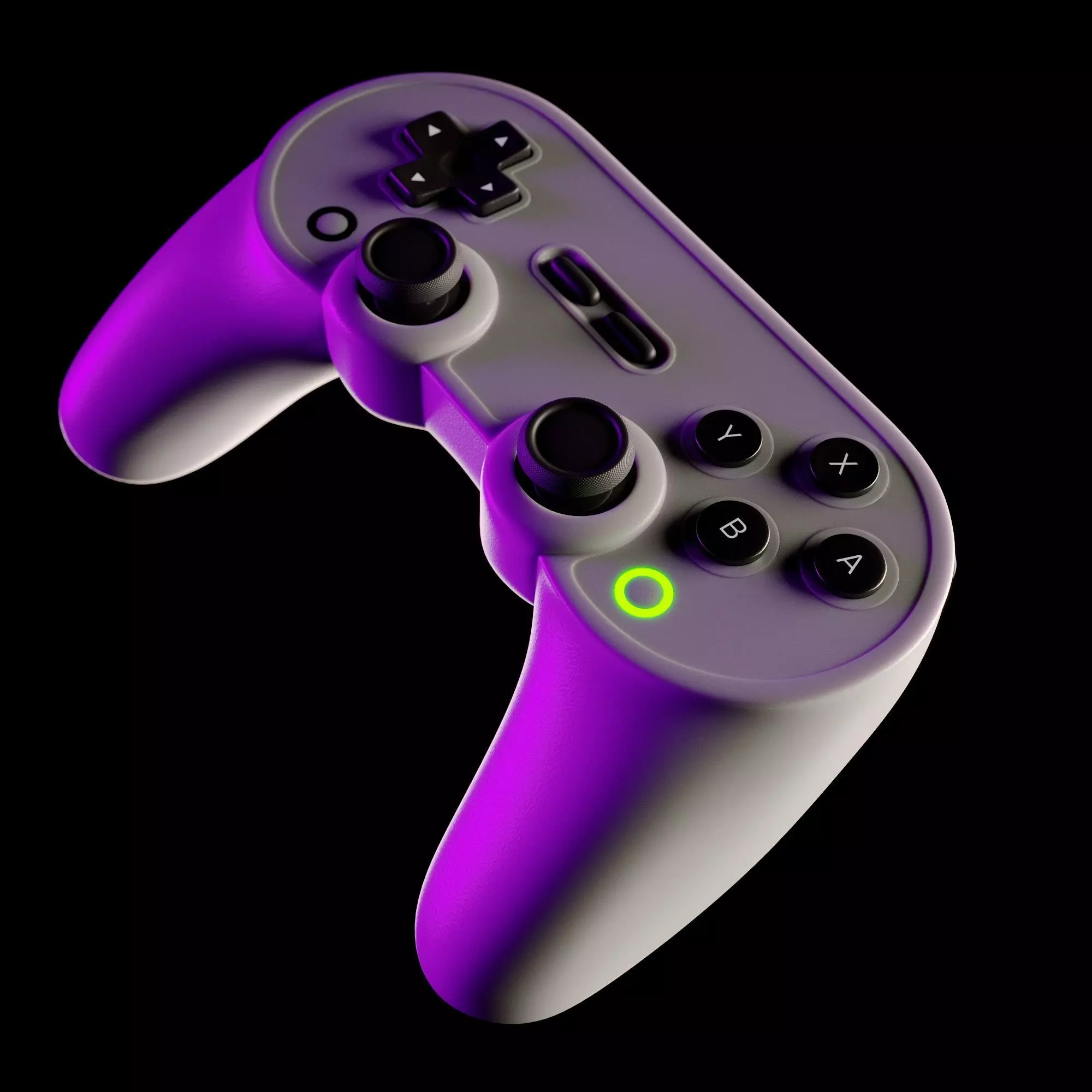 Joypad Nintendo controller 3D model_0
