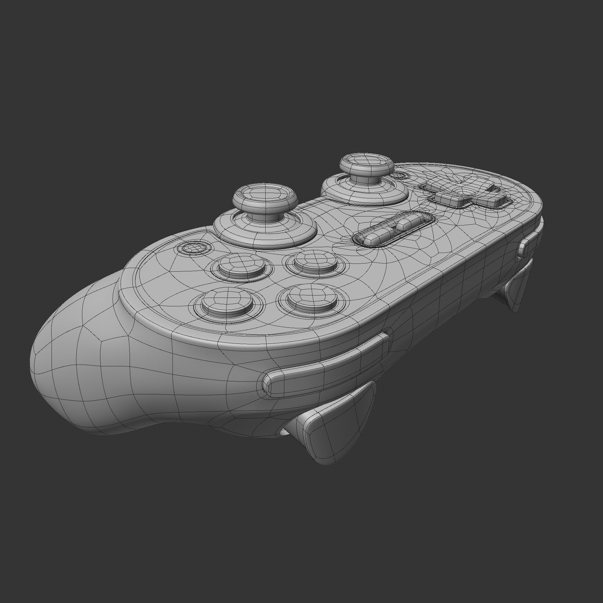 Joypad Nintendo controller 3D model_4