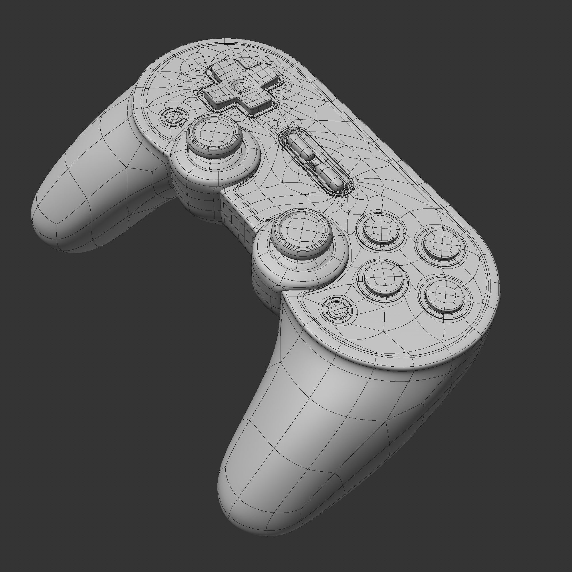 Joypad Nintendo controller 3D model_3