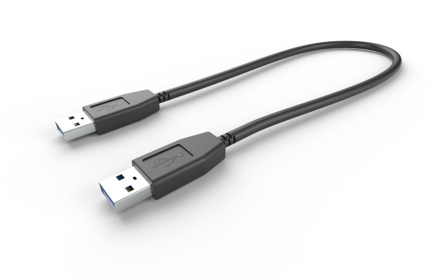 USB Cable M9 Low-poly 3D model_8