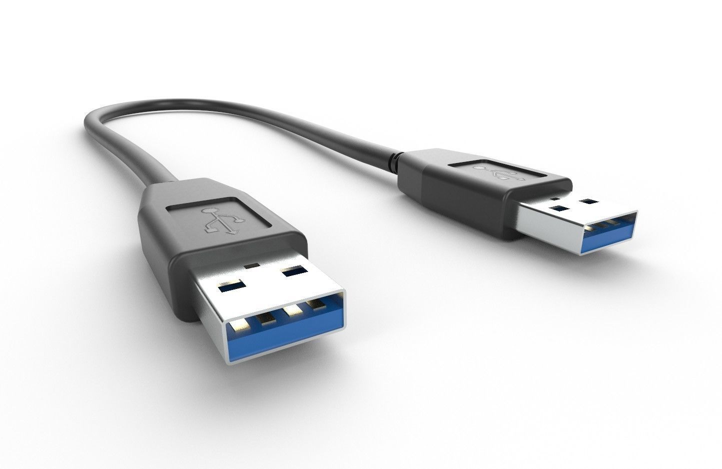USB Cable M9 Low-poly 3D model_15